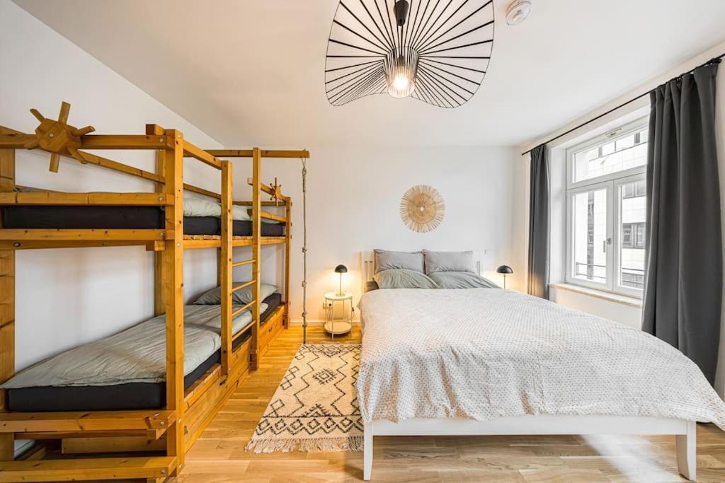Stylisches Zentrales City-Apartment Mit 2 Balkonen Lipsko Exteriér fotografie